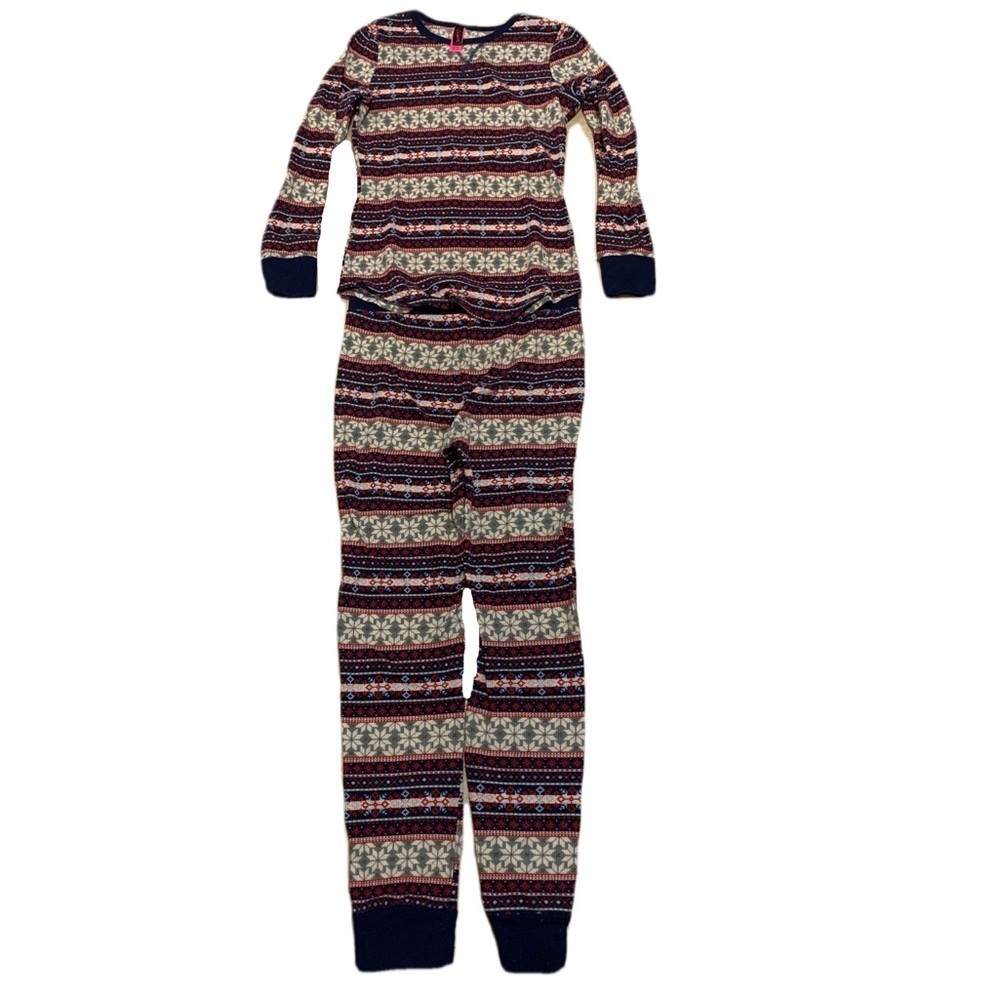 La Senza Fair Isle Thermal Pajama Set - Size M